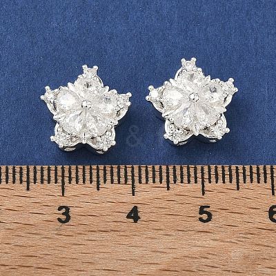 Brass Pave Cubic Zirconia Multi-Strands Links KK-B172-10S-02-1