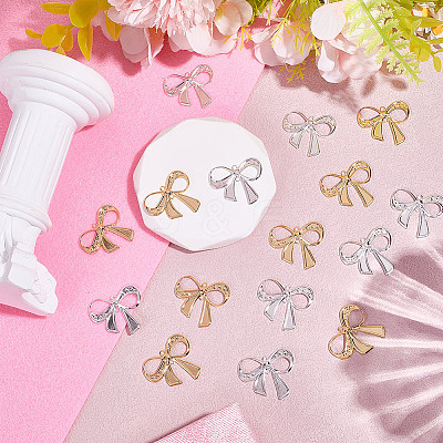20Pcs 2 Colors Brass Connector Charms KK-BBC0022-11-1