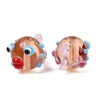 Handmade Bumpy Lampwork Beads LA-CBAB541-01A-1