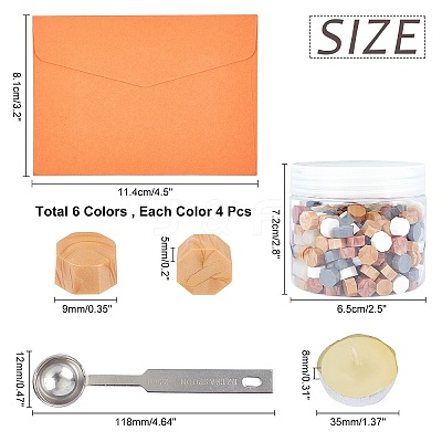 Sealing Wax Particles for Retro Seal Stamp DIY-CP0003-48C-1
