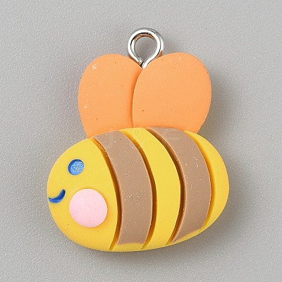 Opaque Resin Pendants RESI-CJC0020-37A-1