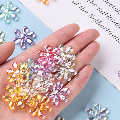 Transparent Acrylic Beads X-TACR-S154-35C-1