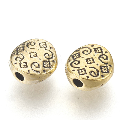 Tibetan Style Alloy Beads X-GLF10856Y-1