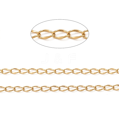 Ion Plating(IP) 304 Stainless Steel Twisted Chains CHS-H007-16G-1