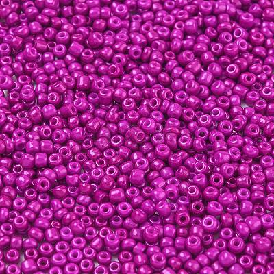 Baking Paint Glass Seed Beads SEED-S002-K21-1