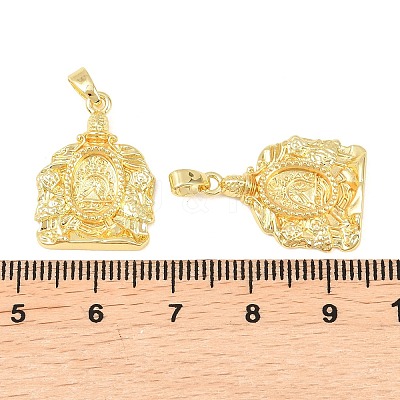 Brass Pendants KK-F931-16G-1