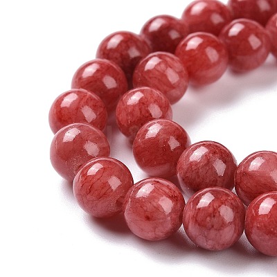 Dyed Natural Jade Beads Strands X-G-D434-8mm-08-1-1