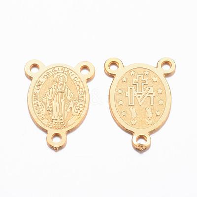 Ion Plating(IP) 304 Stainless Steel Chandelier Component Links STAS-H378-25G-1