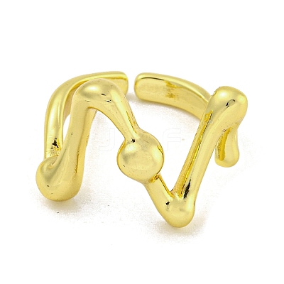Brass Cuff Rings for Women LS-RJEW-E294-05G-03-1