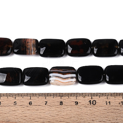 Natural Agate Beads Strands G-N356-03A-02-1