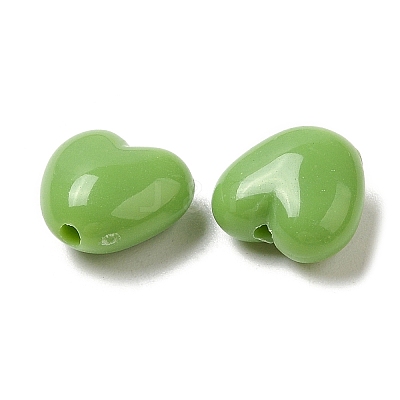 Opaque Acrylic Beads OACR-C016-32B-1