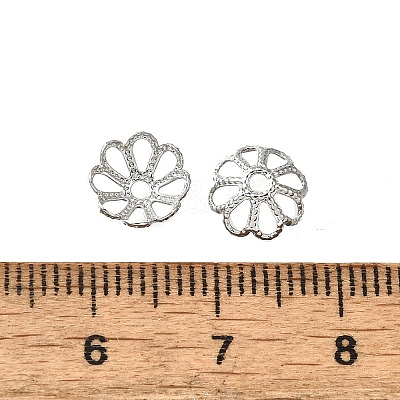 Rack Plating Brass Bead Caps KK-F090-21P-02-1