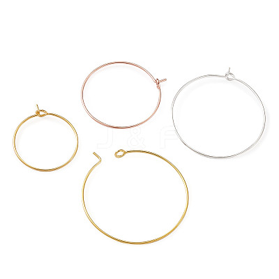 Brass Wine Glass Charm Rings KK-CD0001-05-1