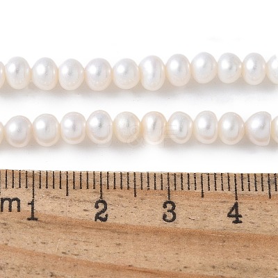 Natural Cultured Freshwater Pearl Beads Strands PEAR-I007-07Q-08A-1