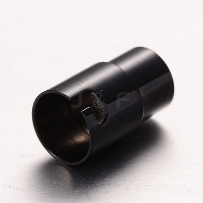 304 Stainless Steel Locking Tube Magnetic Clasps STAS-G140-79-6mm-1