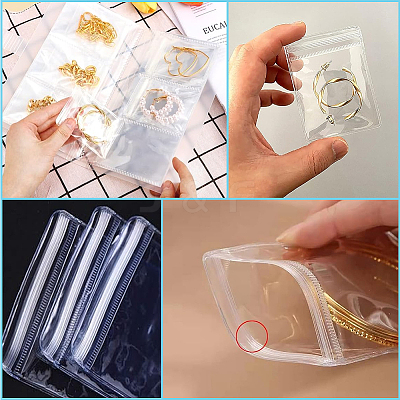 PVC Anti Oxidation Resealable Bags AJEW-SP0001-08-1