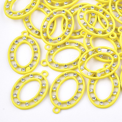 Spray Painted Alloy Pendants PALLOY-S122-04C-1
