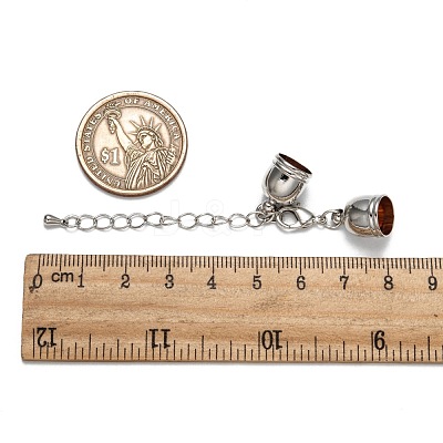 Brass Chain Extender KK-L089-04P-NF-1