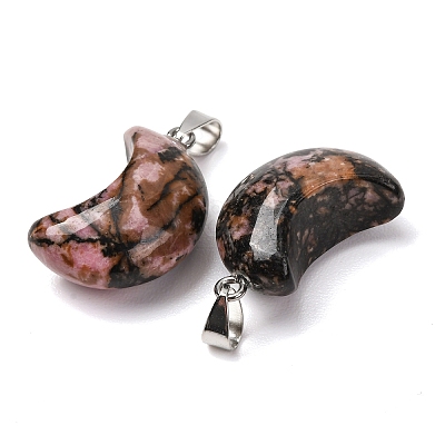 Natural Rhodonite Pendants G-F820-02L-06-1