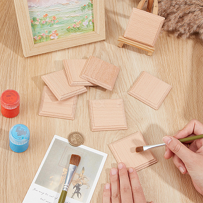 10Pcs Wooden Building Toys AJEW-OC0014-43-1