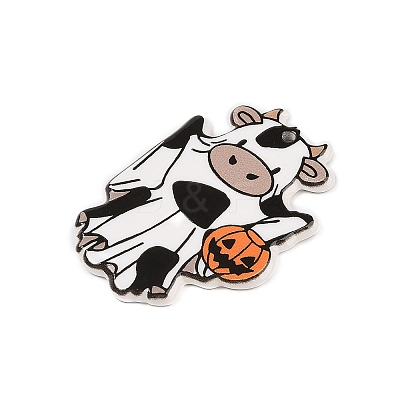 Halloween Theme Opaque Acrylic Pendants SACR-S034-03D-1