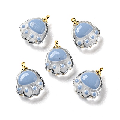 Transparent Glass Pendants FIND-I029-03E-1