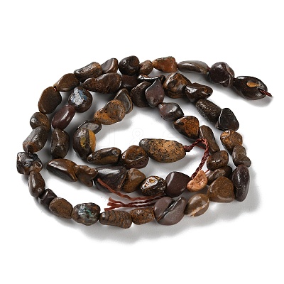 Natural Soil Opal Beads Strands G-P497-01C-13-1
