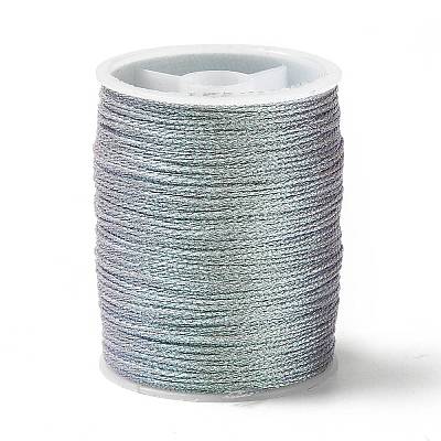 12 Rolls 12 Colors 6-Ply PET Polyester Metallic Thread OCOR-L046-02-1