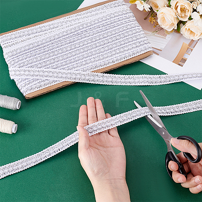 Polyester Braided Ribbons OCOR-WH0120-13C-1
