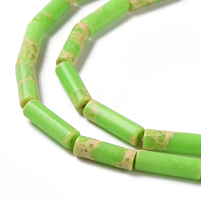 Synthetic Imperial Jasper Dyed Beads Strands G-D077-B01-05-1