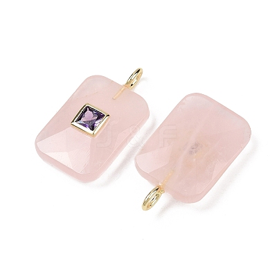 Natural Rose Quartz Pendants G-I391-03G-11-1