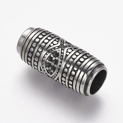 304 Stainless Steel Magnetic Clasps STAS-E136-32-1