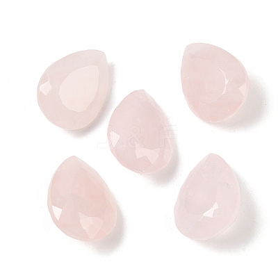 Natural Rose Quartz Cabochons G-D348-05B-1
