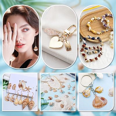 80Pcs 8 Styles Opaque Acrylic Pendants & Links Connectors OACR-PH0004-46-1