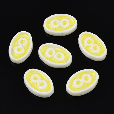 Opaque Resin Cabochons CRES-S302-59B-1