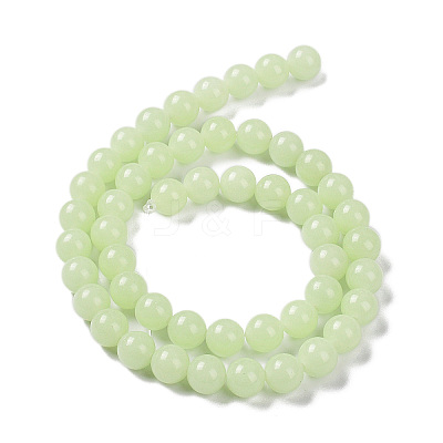 Synthetic Luminous Stone Beads Strands G-L582-01B-1