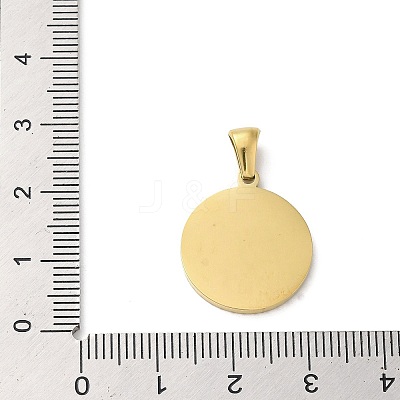 Ion Plating(IP) 304 Stainless Steel Pendants STAS-I204-V-G-1
