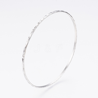 Tarnish Resistant 304L Stainless Steel Buddhist Bangles LS-BJEW-G568-15P-1