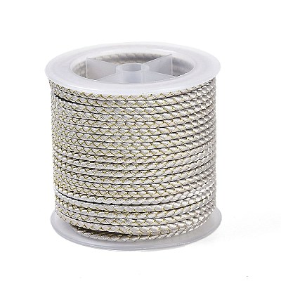11M Polyester Braided Cord with Cotton Core & Metallic Thread OCOR-Z006-01-30-1