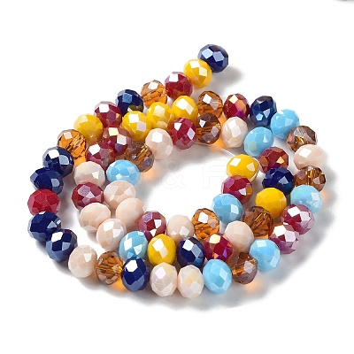 Glass Beads Strands EGLA-A034-M8mm-30-1