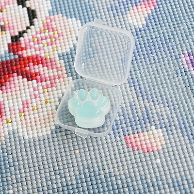 Paw Print Luminous Silicone Diamond Painting Magnet Cover Minders PW-WG51952-01-1