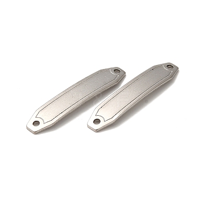 Non-Tarnish 201 Stainless Steel Connector Charms STAS-D244-22P-1