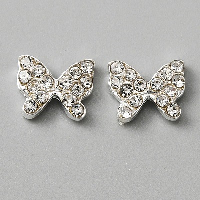 Alloy Rhinestone Cabochons MRMJ-WH0081-29S-1