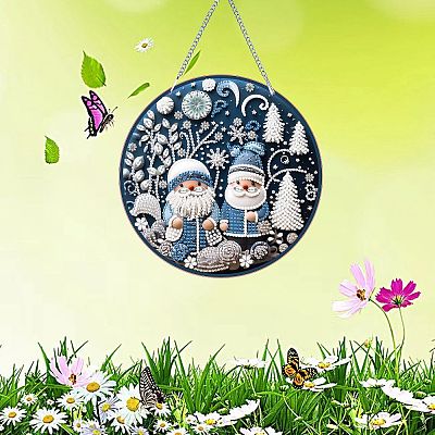 DIY Diamond Painting Pendant Decoration Kits PW-WG2214C-01-1