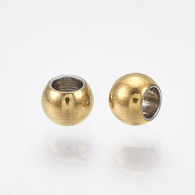 PVD Vacuum Plating 201 Stainless Steel Beads X-STAS-T008-230-1