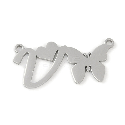 Non-Tarnish 304 Stainless Steel Pendants STAS-L279-002P-V-1