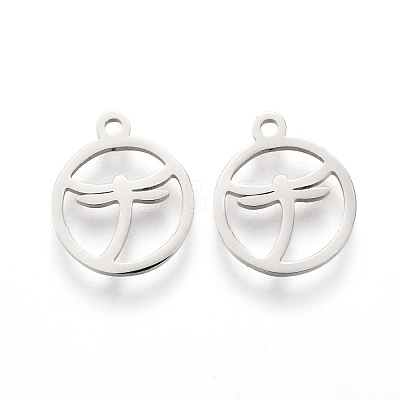 Non-Tarnish 304 Stainless Steel Charms STAS-I151-45P-1