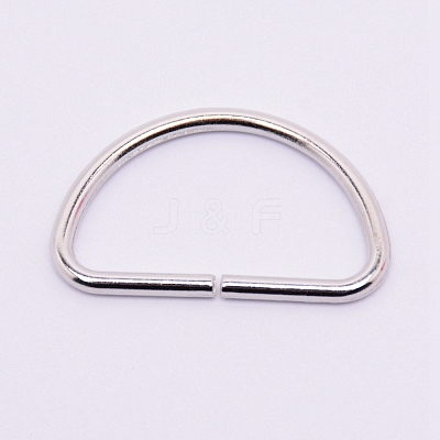 Zinc Alloy D Rings PALLOY-WH0070-95P-1