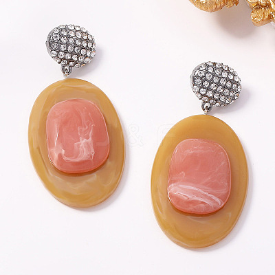 Alloy & Crystal Rhinestone Stud Earrings WGF9811-01-1