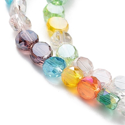 Electroplate Glass Beads EGLA-P056-01F-1